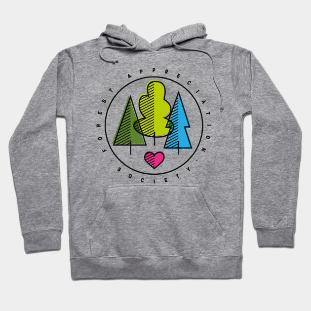 Forest Appreciation Society Hoodie by Gintron